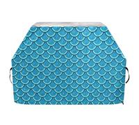 JUMBEAR Belle housse colorée en forme d'écailles de sirène pour barbecue Weber, Brinkmann, Char-Broil - Grande housse de barbecue résistante aux UV et imperméable, indéchirable (165 x 63,5 x 114 cm)
