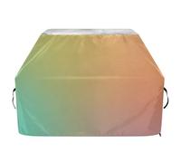 JUMBEAR Belle housse de barbecue aux couleurs de l'arc-en-ciel, housse de barbecue compatible avec Weber, Brinkmann, Char-Broil - Grande housse de barbecue robuste, résistante aux UV et imperméable