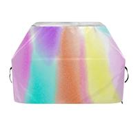 JUMBEAR Belle housse de barbecue aux couleurs de l'arc-en-ciel, housse de barbecue compatible avec Weber, Brinkmann, Char-Broil - Grande housse de barbecue robuste, résistante aux UV et imperméable