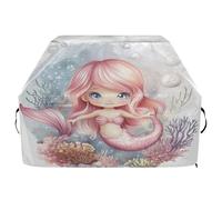 JUMBEAR Belle housse de barbecue en forme de sirène pour Weber, Brinkmann, Char-Broil - Grande housse de barbecue résistante aux UV et imperméable à l'eau indéchirable (165 x 63,5 x 114 cm)