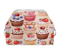 JUMBEAR Delicious Little Cake Housse de barbecue pour barbecue Weber, Brinkmann, Char-Broil - Grande housse de barbecue robuste, résistante aux UV et à l'eau, indéchirable (165 x 63,5 x 114 cm)