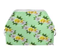 JUMBEAR Housse de barbecue à fleurs colorées pour Weber, Brinkmann, Char-Broil - Grande housse de barbecue résistante aux UV et imperméable à l'eau indéchirable (165 x 63,5 x 114 cm)