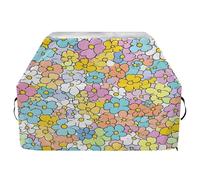 JUMBEAR Housse de barbecue à motif de petites fleurs pastel, pour Weber, Brinkmann, Char-Broil - Grande housse de barbecue très résistante, résistante aux UV et imperméable, indéchirable (165 x 63,5 x