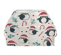 JUMBEAR Housse de barbecue en forme de pingouins mignons, convient pour Weber, Brinkmann, Char-Broil - Grande housse de barbecue robuste, résistante aux UV et imperméable, indéchirable (165 x 63,5 x