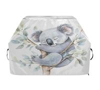 JUMBEAR Housse de barbecue Koala endormi, convient pour Weber, Brinkmann, Char-Broil - Grande housse de barbecue résistante aux UV et imperméable à l'eau indéchirable (165 x 63,5 x 114 cm)