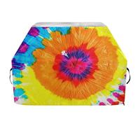 JUMBEAR Housse de barbecue Rainbow Tie Dyeing pour Weber, Brinkmann, Char-Broil - Grande housse de barbecue robuste, résistante aux UV et imperméable, indéchirable (165 x 63,5 x 114 cm)
