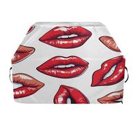 JUMBEAR Housse de barbecue sexy Red Lips pour Weber, Brinkmann, Char-Broil - Grande housse de barbecue résistante aux UV et imperméable aux déchirures (165 x 63,5 x 114 cm)