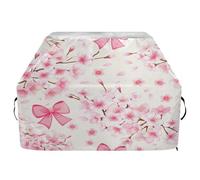 JUMBEAR Housse pour barbecue Weber, Brinkmann, Char-Broil - Résistante aux UV et imperméable - Résistante aux déchirures - Motif fleurs de cerisier et nœuds - 165 x 63,5 x 114 cm