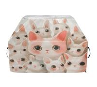 JUMBEAR Housse pour barbecue Weber, Brinkmann, Char-Broil - Très résistante aux UV et imperméable - Résistante aux déchirures - Motif lapin mignon - 165 x 63,5 x 114 cm