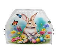 JUMBEAR Housse pour barbecue Weber, Brinkmann, Char-Broil - Très résistante aux UV et imperméable - Résistante aux déchirures - Motif lapin mignon - 165 x 63,5 x 114 cm