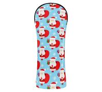 JUMBEAR Joli couvre-tête de club de golf de Père Noël pour conducteur/bois de parcours/hybride, 1 lot de couvre-tête de golf en cuir synthétique avec étiquette numérotée