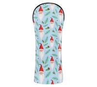 JUMBEAR Joli couvre-tête de club de golf de Père Noël pour conducteur/bois de parcours/hybride, 1 lot de couvre-tête de golf en cuir synthétique avec étiquette numérotée