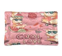 JUMBEAR Lit mignon pour hamster pour animal de compagnie, matelas de cage pour chien et chat, lit doux et confortable pour chats et chiens, 91,4 x 61 cm