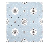JUMBEAR Lot de 2 autocollants magnétiques pour lave-vaisselle Motif flocon de neige et mandala 58,4 x 66 cm