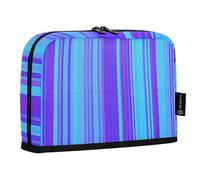 JUMBEAR Lot de 2 trousses à crayons violettes et bleues de grande capacité avec fermeture éclair pour l'école, le bureau, les voyages