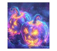 JUMBEAR Magnifique aimant coloré en forme de citrouille pour lave-vaisselle - Autocollant magnétique imperméable pour réfrigérateur - Décoration pour la maison et la cuisine - 58,4 x 66 cm