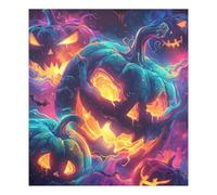 JUMBEAR Magnifique aimant coloré en forme de citrouille pour lave-vaisselle - Autocollant magnétique imperméable pour réfrigérateur - Décoration pour la maison et la cuisine - 58,4 x 66 cm