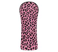 JUMBEAR Magnifique couvre-club de golf imprimé léopard pour conducteur/bois de parcours/hybride, 1 lot de couvre-club de golf en cuir synthétique avec étiquette numérotée