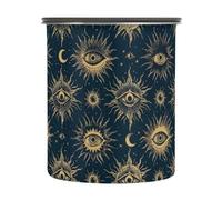 JUMBEAR Mysterious Eye Of The Sun Boîte à café hermétique en acier inoxydable pour grains de café, thé, noix, sucre 900 ml