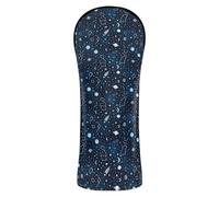 JUMBEAR Planets and Stars Housse de club de golf pour conducteur/bois de parcours/hybride, 1 lot de couvre-club de golf en cuir synthétique avec étiquette numérotée
