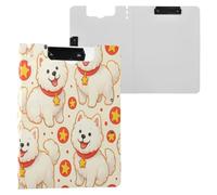 JUMBEAR Porte-bloc A4 avec double clip - Pliable - Avec couverture - Organiseur personnel léger - Convient pour hôpital, bureau, école, affaires, salle de classe