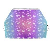 JUMBEAR Rainbow Stars Housse de barbecue pour barbecue Weber, Brinkmann, Char-Broil - Grande housse de barbecue robuste, résistante aux UV et imperméable, indéchirable (165 x 63,5 x 114 cm)