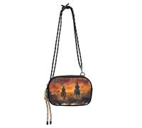 JUMBEAR Sac à bandoulière North American Desert Cowboy pour femme et homme, sac à main à bandoulière, sac à main pour téléphone, portefeuille pour femmes, filles, voyage, shopping, travail, usage