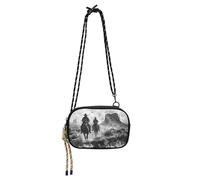 JUMBEAR Sac à bandoulière North American Desert Cowboy pour femme et homme, sac à main à bandoulière, sac à main pour téléphone, portefeuille pour femmes, filles, voyage, shopping, travail, usage