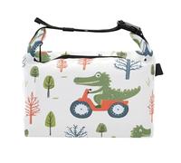 JUMBEAR Sac à déjeuner en forme de dinosaure avec boucle pour homme/femme, étanche, étanche, pour le travail, l'école, le pique-nique