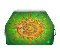 JUMBEAR Sun and Moon Housse de barbecue pour barbecue Weber, Brinkmann, Char-Broil - Grande housse de barbecue robuste, résistante aux UV et imperméable, indéchirable (165 x 63,5 x 114 cm)