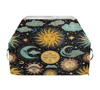 JUMBEAR Sun Moon Housse de protection pour barbecue Weber, Brinkmann, Char-Broil - Très résistante, résistante aux UV et à l'eau, indéchirable (165 x 63,5 x 114 cm)