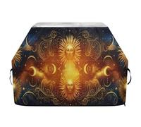 JUMBEAR Sun Moon Housse de protection pour barbecue Weber, Brinkmann, Char-Broil - Très résistante, résistante aux UV et à l'eau, indéchirable (165 x 63,5 x 114 cm)