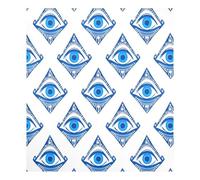 JUMBEAR The Eye of Blue Art Autocollant magnétique imperméable pour lave-vaisselle 58,4 x 66 cm