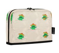 JUMBEAR Trousse à crayons de grande capacité avec fermeture éclair - Motif cactus portant des ombres - Pour l'école, le bureau, les voyages