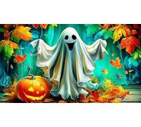 jumbie-citrouilles Puzzle 1000 pièces Educa Jeu D'Intelligence Décoration Intérieure Jeu éduchatif Challenge Toy pour Adultes & Enfants des 14 Ans 75x50cm/1000pcs