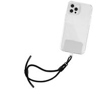 Jumble & Co Sling & Grip Sangle de téléphone en Polyester et métal Noir