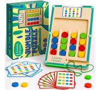 Jumble Jeu de labyrinthe magnétique - Jouets Montessori pour enfants de 3 ans et plus - Jouets éducatifs et sensoriels pour enfants de 3, 4, 5, 6, 7 ans - Jouets autistiques aux couleurs assorties