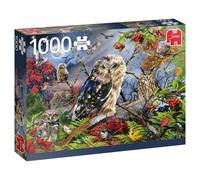 Jumbo 1000 Premium Collection Hiboux Au Clair De Lune