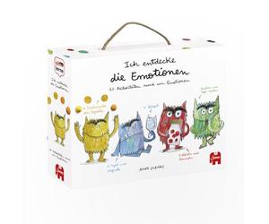Jumbo 1110101623 - J'apprends à découvrir Les Couleurs Monster Learning Toys, Multicolore