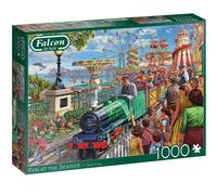 Jumbo 1110500251 Fun at The Seaside-1000 stukjes Puzzel Puzzle, blau/lila