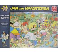 Jumbo 19087 Jan van Haasteren 2000 pièces Camping dans la forêt / Camping dan...