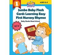 Jumbo Baby Flash Cards Learning Easy First Nursery Rhymes Baby Books Read Aloud English Persian: 100+ Colorful Picture Flashcards Games Rhyming Words Cards For Preschoolers, Toddlers, Kindergarten, Ho