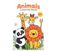 Jumbo Cute Animal Coloring Book: Super Simple and Adorable Animals for Kids
