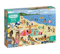 Jumbo, Falcon Contemporary - Life's A Beach, Puzzles pour Adultes, 1000 pièces