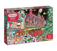 Jumbo, Falcon Contemporary - Puzzle Leicester Square at Christmas pour Adultes, 1000 pièces