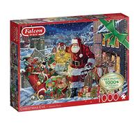 Jumbo, Falcon de Luxe - Puzzle réveillon de Noël pour Adultes, 2 x 1000 pièces