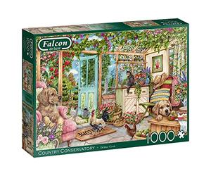 Jumbo, Falcon de Luxe - Puzzles pour Adultes - Conservatoire de Campagne - 1000 pièces