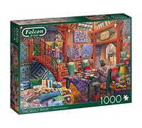 Jumbo, Falcon de Luxe - The Quilt Shop - Puzzles pour Adultes, 1000 pièces