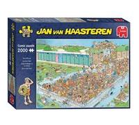 Jumbo Jan van Haasteren Ab in den Pool Pool Pile-Up PileUp 2000 Teile Puzzle (20040) Multicolore G