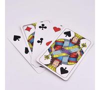 Jumbo King's Problem Magic Tricks King Vanish and Appear Again Carte de transformation Magic Close Up Illusion Gimmick Accessoires de comédie